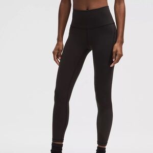 Lululemon Wunder Train High-Rise Tight with Pockets 25" Black Size 4